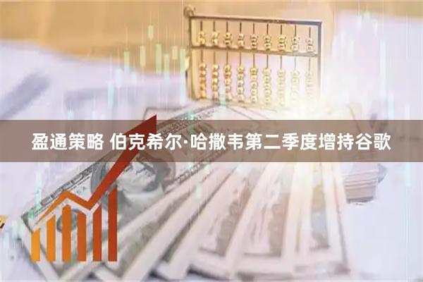 盈通策略 伯克希尔·哈撒韦第二季度增持谷歌
